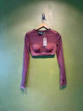 Adidas x Ivy Park Women's Long-Sleeve Crop Top - NWT